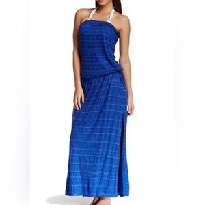 Vitamin A Gorgeous Olivia Blue Strapless Dress or Cover Up